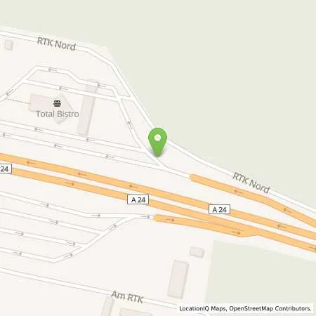 Standortübersicht der Tankstelle TotalEnergies Stolpe Nord in 19372 Stolpe