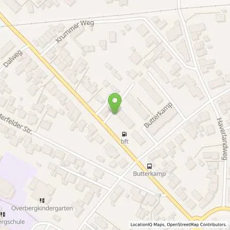 Standortübersicht der Tankstelle Bft-Station Krunke in 48249 Dülmen