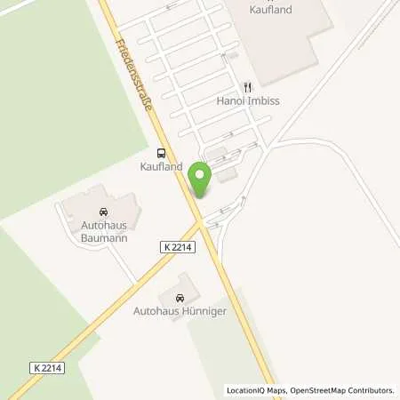 Standortübersicht der Tankstelle Supermarkt Zeitz in 06712 Zeitz