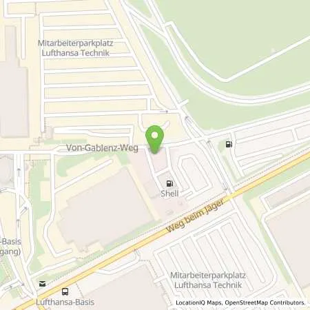 Standortübersicht der Tankstelle Shell Hamburg Weg Beim Jaeger 193 in 22335 Hamburg