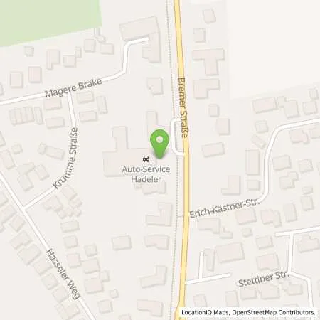 Standortübersicht der Tankstelle Bft Bassum Bremer Str. 77 in 27211 Bassum