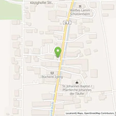 Standortübersicht der Tankstelle AVIA Tankstelle in 86859 Igling