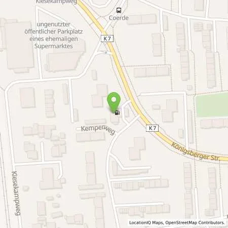 Standortübersicht der Tankstelle bft Station Ulrich Plaumann in 48157 Münster