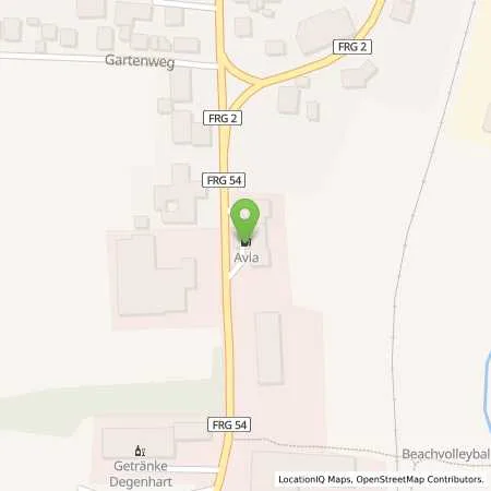 Standortübersicht der Tankstelle AVIA Tankstelle in 94133 Röhrnbach