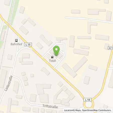 Standortübersicht der Tankstelle TotalEnergies Kloetze in 38486 Kloetze