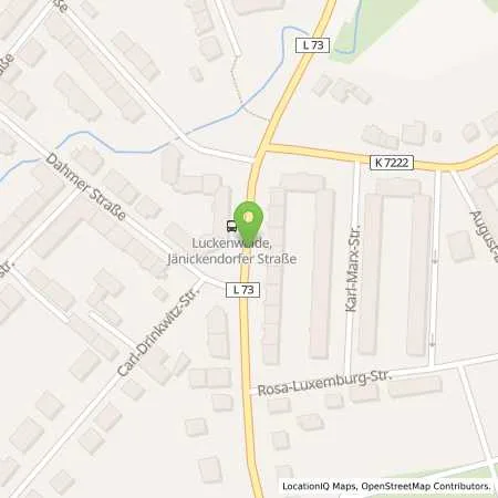 Standortübersicht der Tankstelle TotalEnergies Luckenwalde in 14943 Luckenwalde