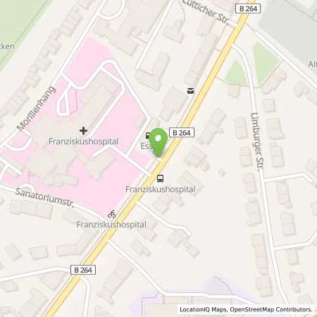 Standortübersicht der Tankstelle Esso Tankstelle in 52064 AACHEN