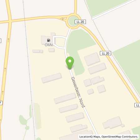 Standortübersicht der Benzin-Super-Diesel Tankstelle: Hurlach Gewerbestrasse 19 Nord in 86857, Hurlach