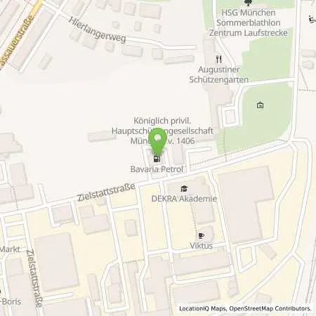 Standortübersicht der Tankstelle Bavaria Petrol in 81379 München