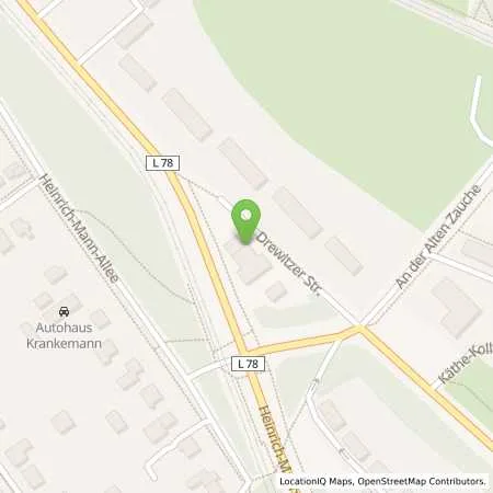 Standortübersicht der Tankstelle Aral Tankstelle in 14478 Potsdam