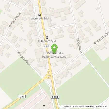 Standortübersicht der Tankstelle Franz Josef Lenz in 56826 Lutzerath