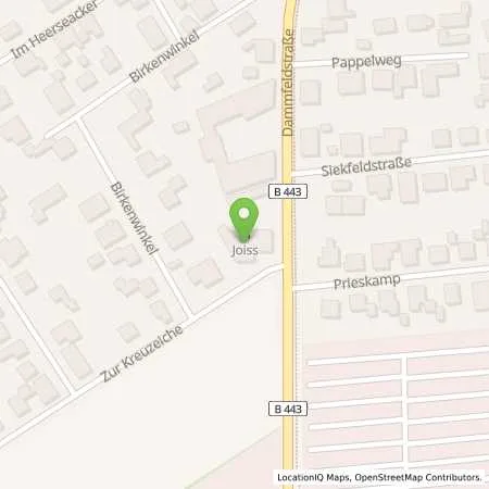 Standortübersicht der Tankstelle Joiss in 31275 Lehrte
