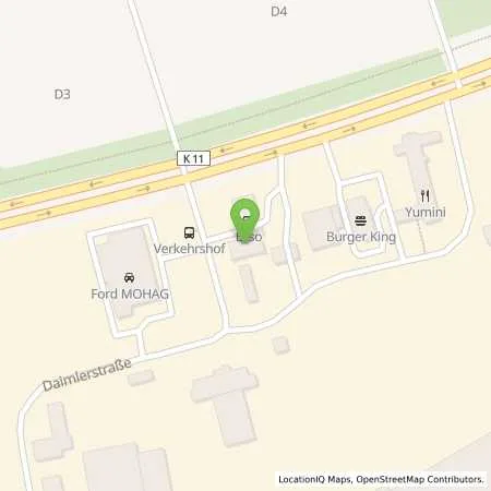 Standortübersicht der Tankstelle Esso Tankstelle in 45891 GELSENKIRCHEN