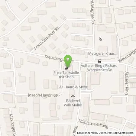 Standortübersicht der Tankstelle Markenfreie TS Kronach in 96317 Kronach