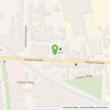 Standortübersicht der Tankstelle Aral Tankstelle in 47906 Kempen