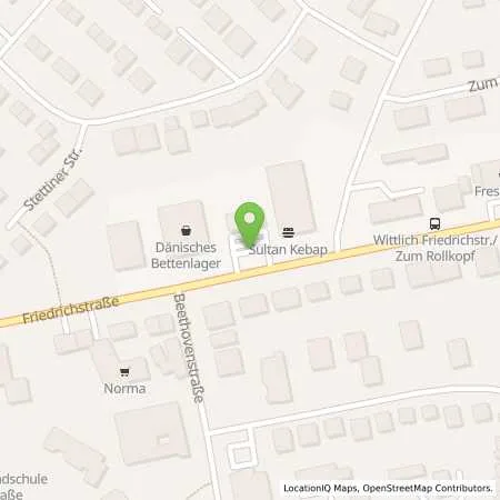 Standortübersicht der Tankstelle TotalEnergies Wittlich in 54516 Wittlich