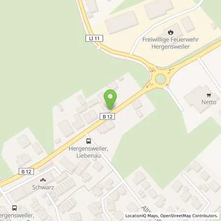 Standortübersicht der Tankstelle AVIA Tankstelle in 88138 Hergensweiler