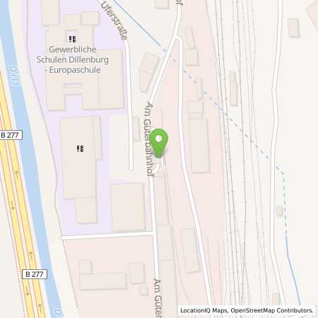 Standortübersicht der Benzin-Super-Diesel Tankstelle: Tankstelle Dillenburg in 35683, Dillenburg