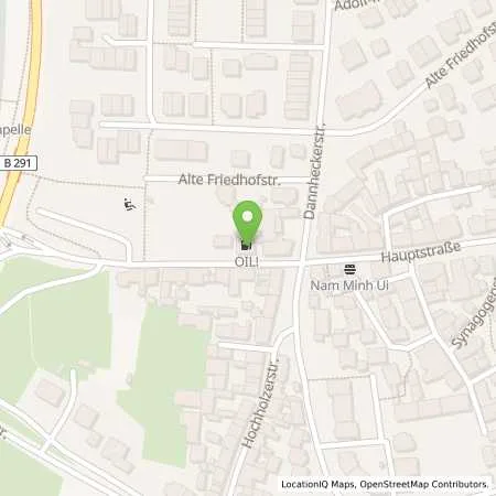 Standortübersicht der Tankstelle OIL! Tankstelle Walldorf / Bad in 69190 Walldorf / Bad