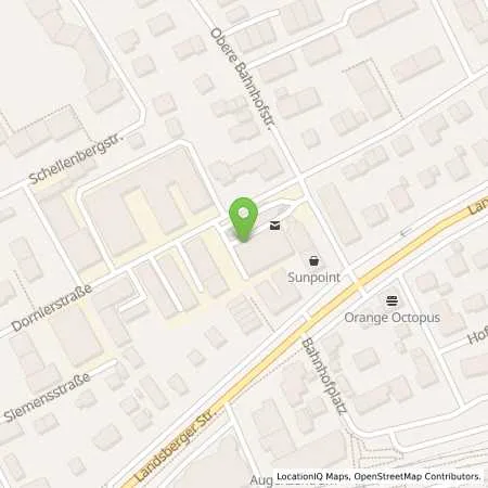 Standortübersicht der Tankstelle ALLGUTH GmbH c/o André Dirnberger in 82110 Germering