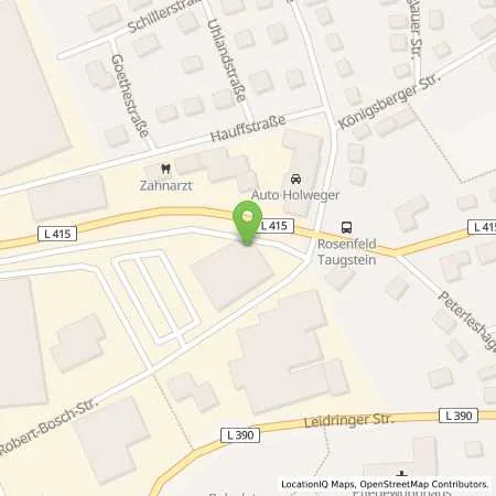 Standortübersicht der Tankstelle bft-Tankstelle Auto Holweger GmbH &Co.Kg in 72348 Rosenfeld