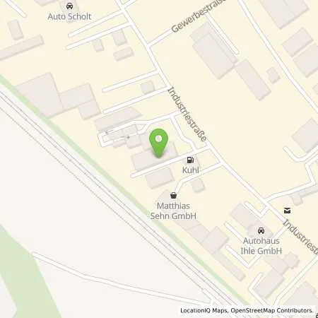 Standortübersicht der Tankstelle Kuhl-Gruppe GmbH in 50389 Wesseling