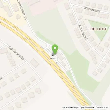Standortübersicht der Tankstelle Aral Tankstelle in 37412 Herzberg