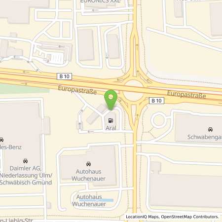 Standortübersicht der Benzin-Super-Diesel Tankstelle: Aral Tankstelle in 89231, Neu-Ulm