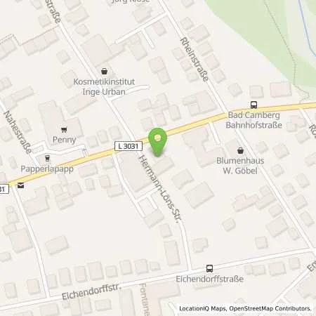 Standortübersicht der Tankstelle Elan Bad Camberg in 65520 Bad Camberg