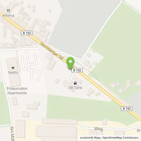 Standortübersicht der Tankstelle SB Brueel Sternberger Str. /B 104 104 in 19412 Brueel