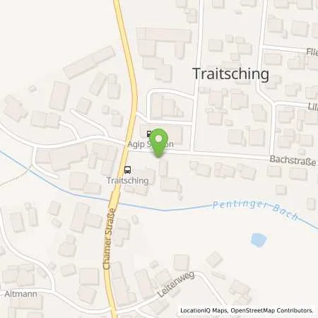 Standortübersicht der Tankstelle TRAITSCHING - BACHSTR. 1 in 93455 Traitsching
