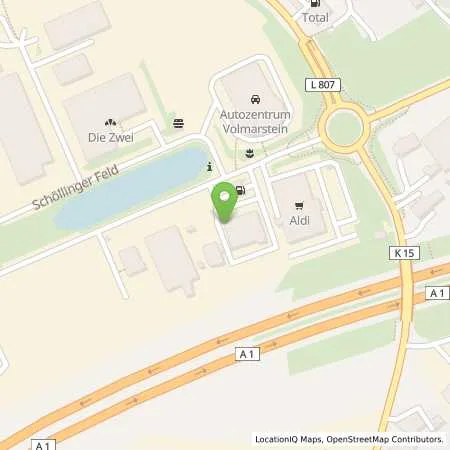 Standortübersicht der Tankstelle Shell Wetter Scoellinger Feld 3 in 58300 Wetter