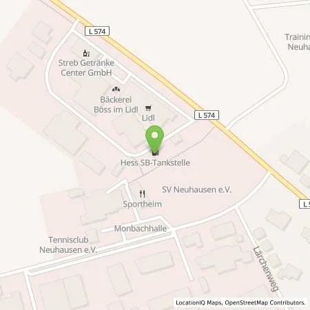 Standortübersicht der Tankstelle Neuhausen, Am Sägewerk in 75242 Neuhausen