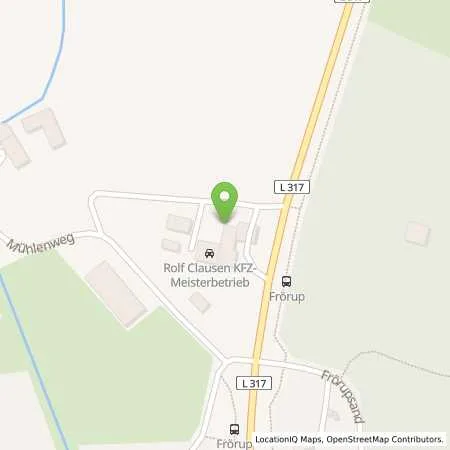 Standortübersicht der Tankstelle KARO Tankstelle in 24988 Oeversee