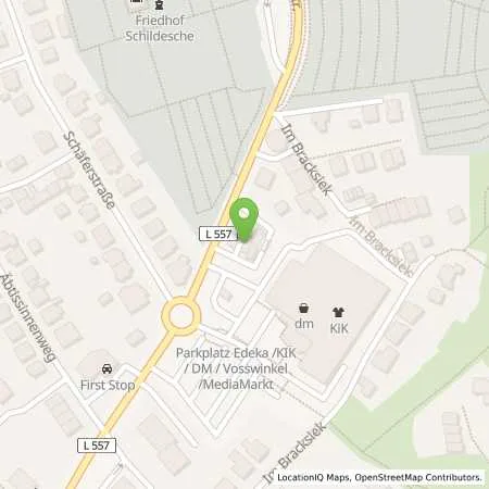 Standortübersicht der Tankstelle Shell Bielefeld Engersche Str. 98 in 33611 Bielefeld