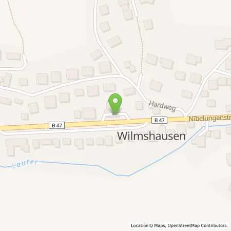 Standortübersicht der Tankstelle AVIA Tankstelle in 64625 Bensheim (Wilmshausen)