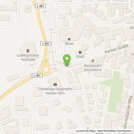 Standortübersicht der Tankstelle Aral Tankstelle in 55268 Nieder-Olm