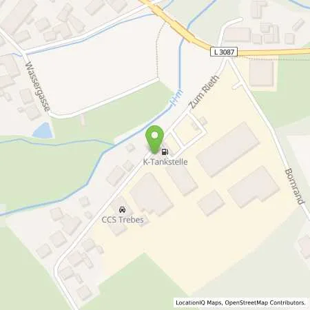 Standortübersicht der Tankstelle K- Griesheim in 99326 Stadtilm/ (Griesheim)