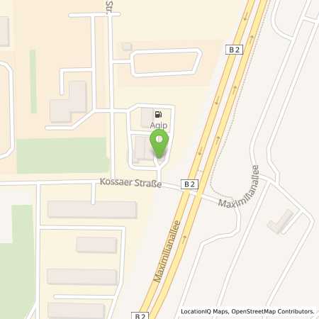 Standortübersicht der Benzin-Super-Diesel Tankstelle: ENI in 04356, Leipzig-Podelwitz