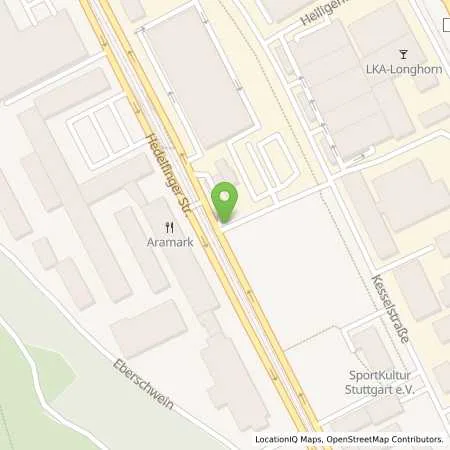 Standortübersicht der Tankstelle STUTTGART - HEDELFINGER STR. in 70327 Stuttgart