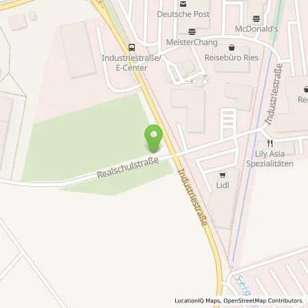 Standortübersicht der Tankstelle Hirschaid Industriestr. 11 in 96114 Hirschaid