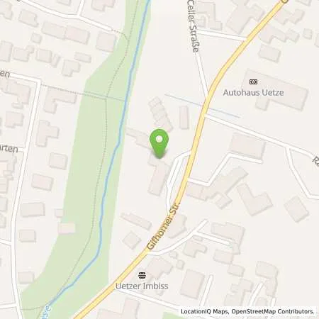Standortübersicht der Tankstelle Esso Tankstelle in 31311 UETZE