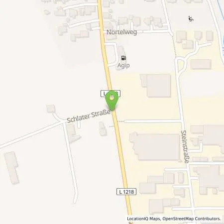 Standortübersicht der Tankstelle GOEPPINGEN - SCHLATER STRASSE 39 in 73037 Goeppingen