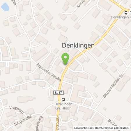 Standortübersicht der Benzin-Super-Diesel Tankstelle: AVIA KESLAR in 86920, Denklingen