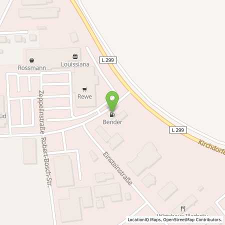 Standortübersicht der Benzin-Super-Diesel Tankstelle: Aral Tankstelle in 88453, Erolzheim