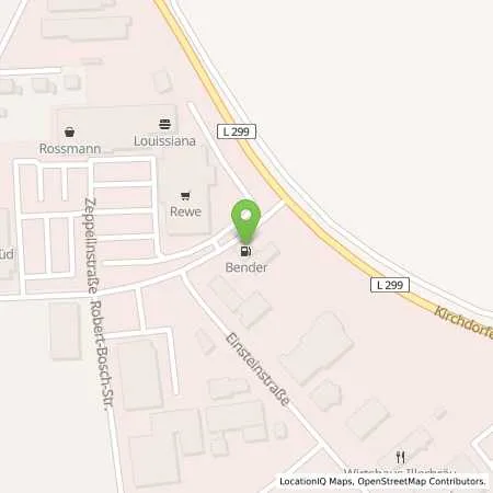 Standortübersicht der Tankstelle Aral Tankstelle in 88453 Erolzheim