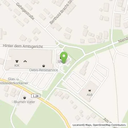 Standortübersicht der Tankstelle Shell Oebisfelde Magdeburger Str 18 in 39646 Oebisfelde