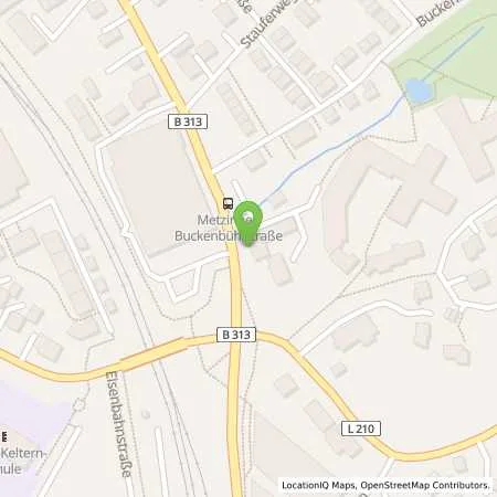 Standortübersicht der Tankstelle TotalEnergies Metzingen in 72555 Metzingen