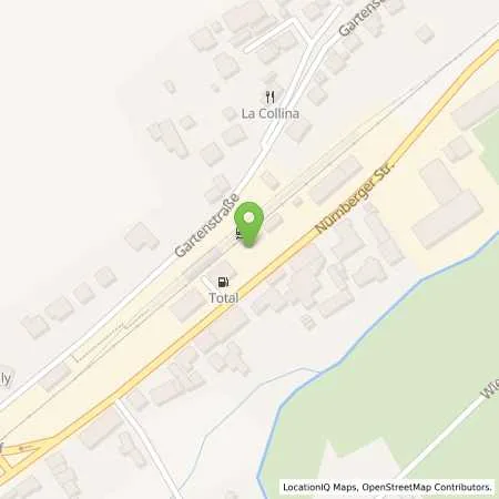 Standortübersicht der Tankstelle TotalEnergies Wilhermsdorf in 91452 Wilhermsdorf