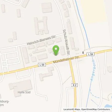 Standortübersicht der Tankstelle TotalEnergies Duisburg in 47259 Duisburg